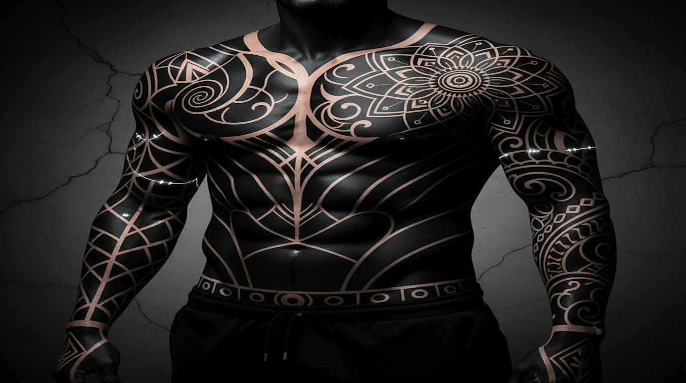 blackout tattoo style