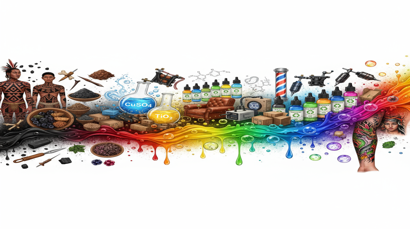 evolucao das tintas de tatuagem